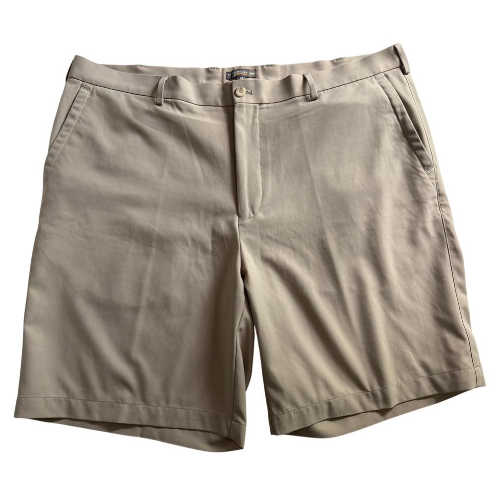 Peter Millar Shorts Mens 42 Dark Tan Golf Performance Crown Sport Lightweight